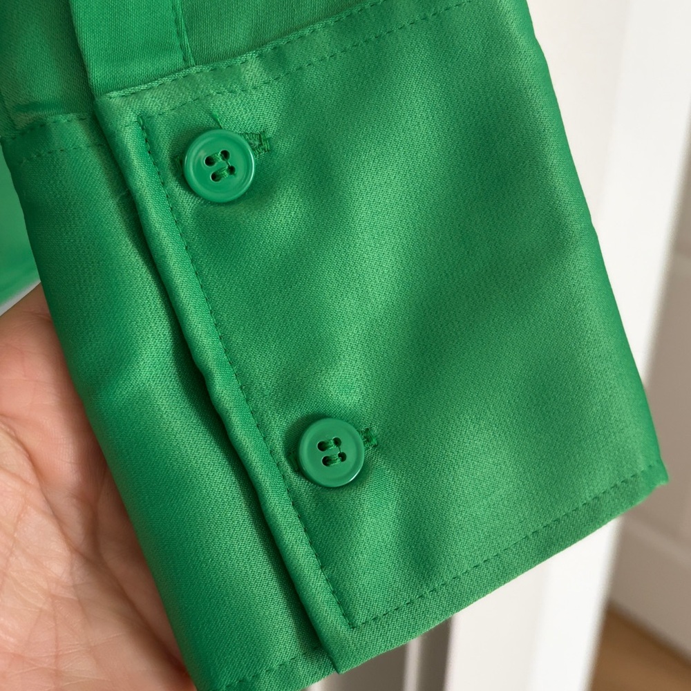 Zara Satin Blouse/Button down - Picture 5 of 7